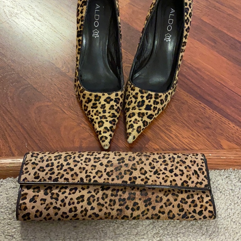 Matching clutch to Aldo heels